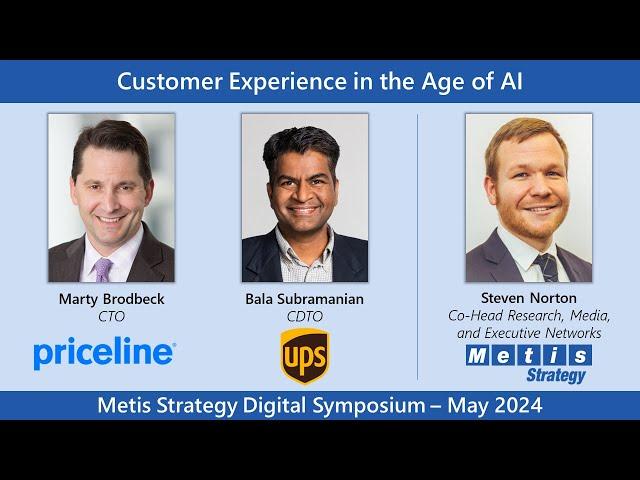 Customer Experience in the Age of AI with Priceline CTO and UPS CDTO | Technovation 885