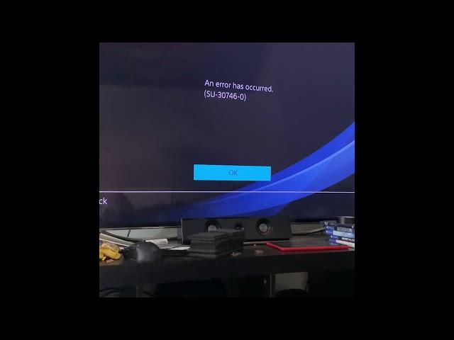 PS4 dead? Error code (su-30746-0 fix