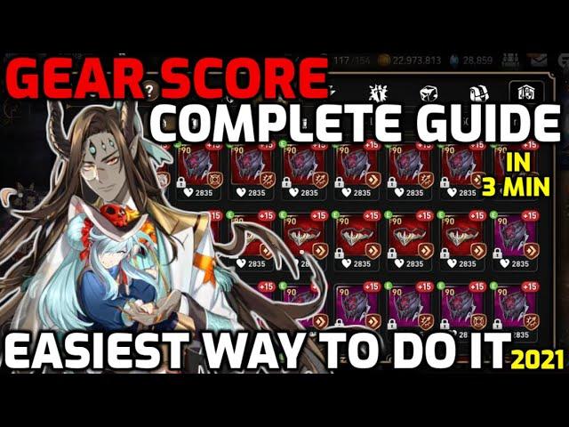 Gear Score Complete Guide in 3 minutes, Multipliers and Flat stats (Average values) [Epic Seven]