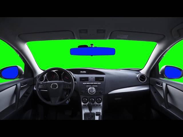 Green Screen Car Auto Interior HD - Footage PixelBoom CG