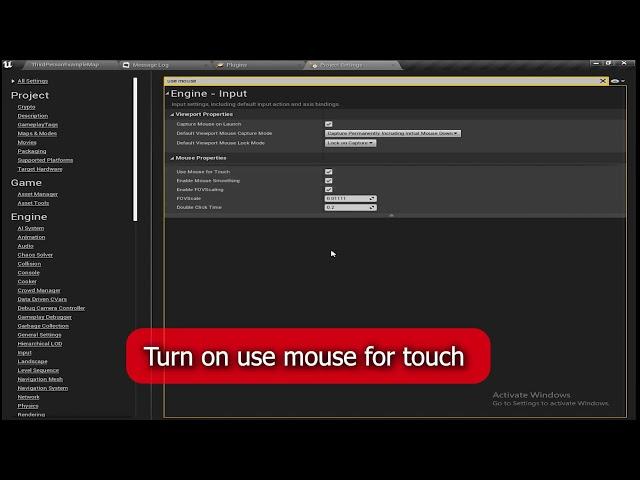 Unreal Engine Mobile Touch System | Plugin Setup