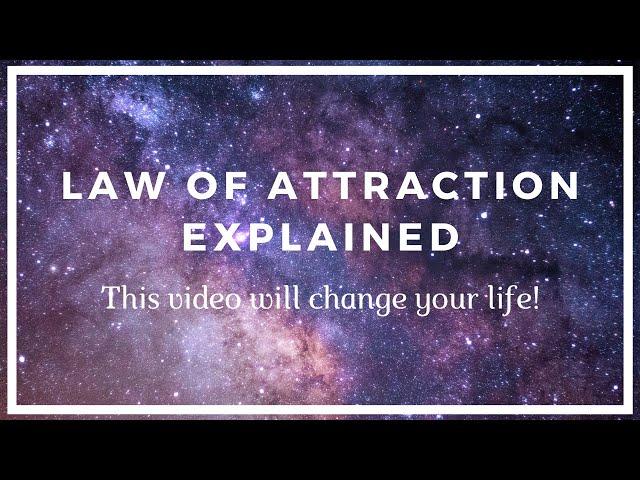 Law of Attraction Motivation - THIS VIDEO WILL CHANGE YOUR LIFE