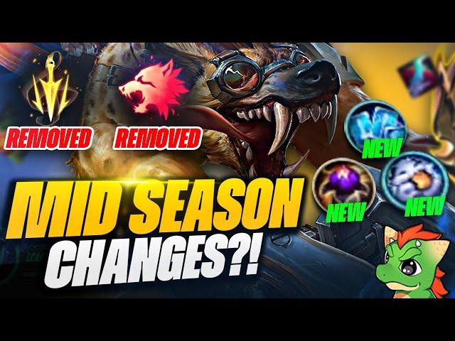 Massive Mid Season Changes for WarWick! New Items, New Runes, New Builds!