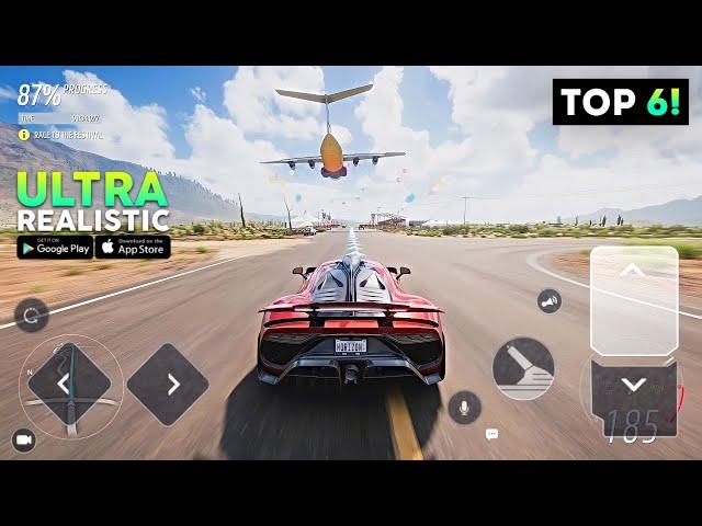 TOP 6 Best Open World Racing Games For Android & IOS 2024 *MUST TRY*