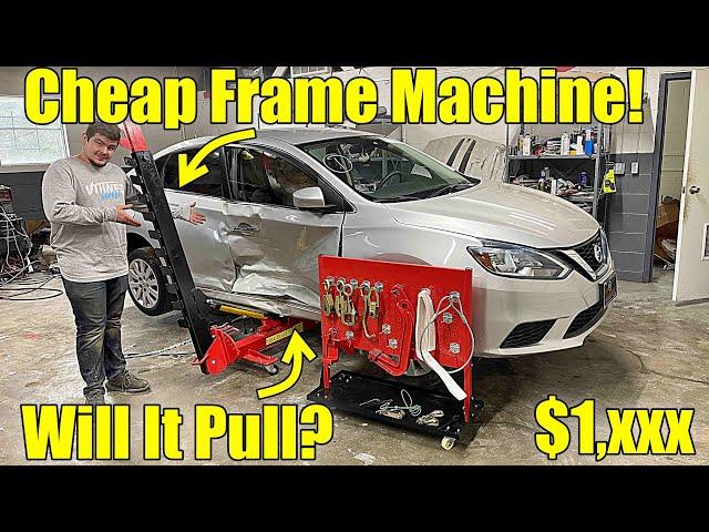 Using A Cheap Chinese Frame Machine To Fix My Smashed Car Will It Even Work?