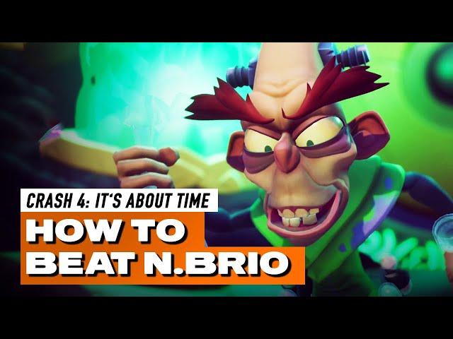 How To Beat N.BRIO ️ In Crash Bandicoot 4: It's About Time | DOCTOR NITRUS BRIO FULL BOSS FIGHT