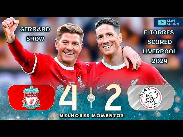 RETURNED TO LIVERPOOL! FERNANDO TORRES AND GERRARD GIVEN A SHOW AT A 2O24 CHARITY MATCH