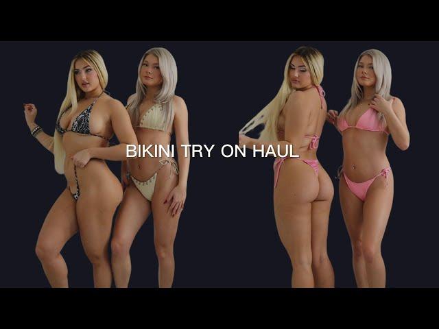 Micro Bikini Try On | I Got My Ex-Teacher to Try on Bikinis! 