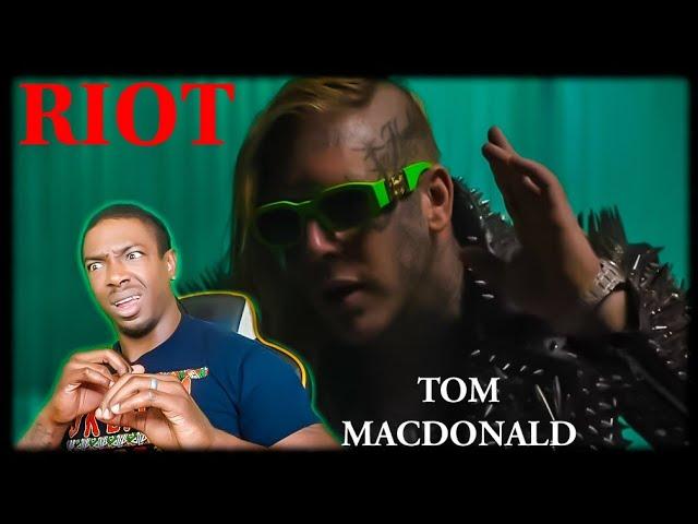 He just hit the kill switch!! Tom MacDonald- "Riot" (REACTION)