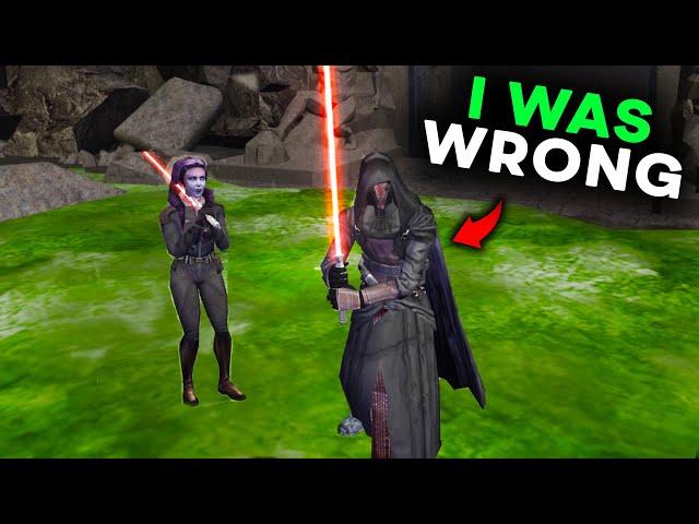 I WAS WRONG About What happens if you REVEAL You're Revan to Yuthura Ban in KOTOR