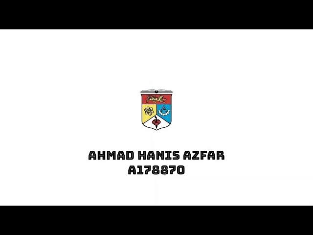 A178870 - AHMAD HANIS AZFAR (RECEIVING PASS)