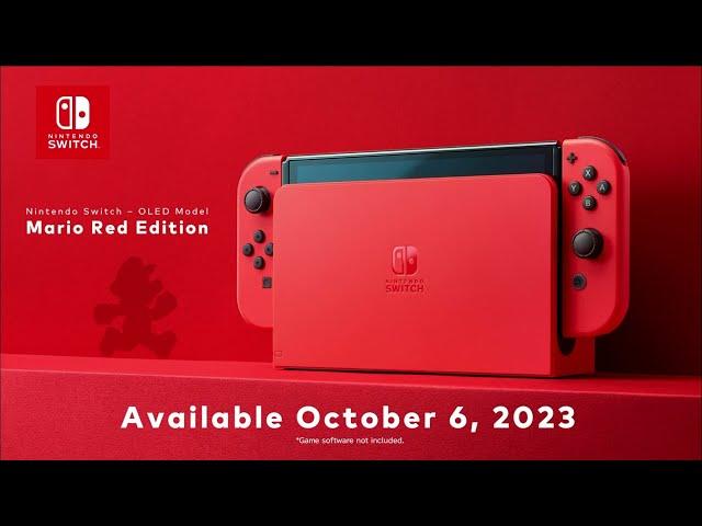 NEW Nintendo Switch OLED Mario Red Edition (Super Mario Bros. Wonder)