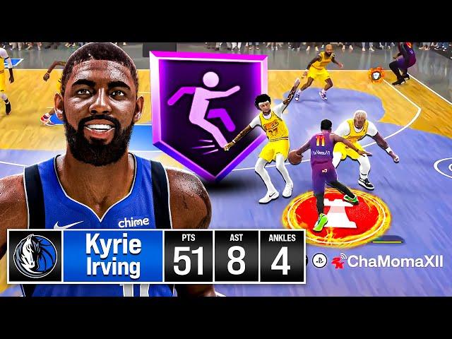 KYRIE IRVING BUILD is LETHAL to REC PLAYERS ANKLES in NBA 2K24!