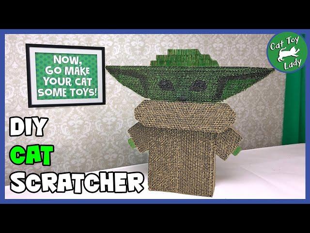 Baby Yoda Cat Scratcher DIY, Star Wars Mandalorian