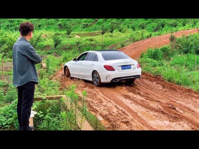 Audi vs BMW vs Mercedes | Slippery Mud Road Challenge