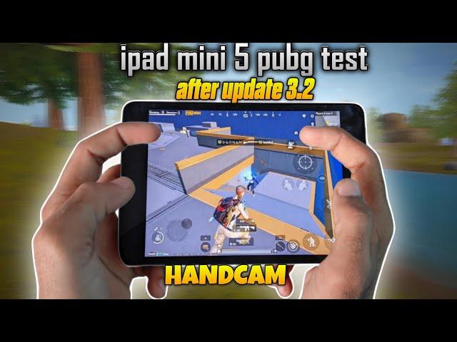 iPad Mini 5 PUBG Test Handcam 2024| After PUBG New Update 3.2 Mecha fusion| Fps | Heat & lag