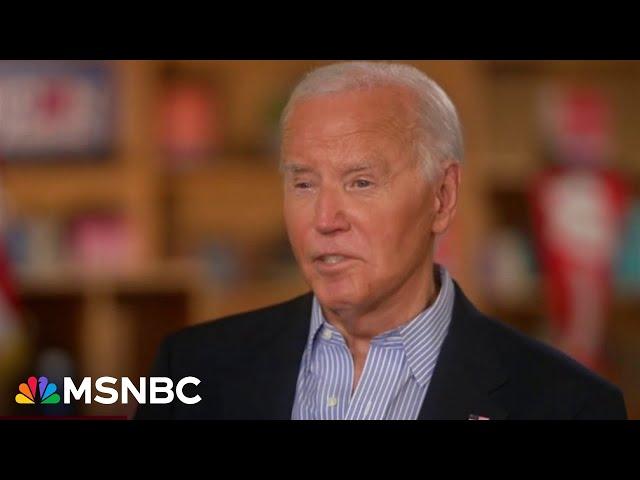 President Biden ‘completely ruling out’ exiting presidential race after ABC News interview