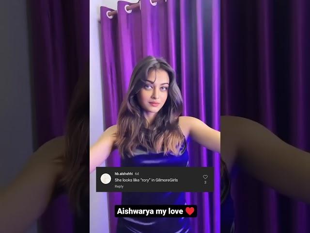 AIshwarya Rai Bachchan! Comments on this ai-created video are GOLD!#aishwaryaraibachchan #shorts