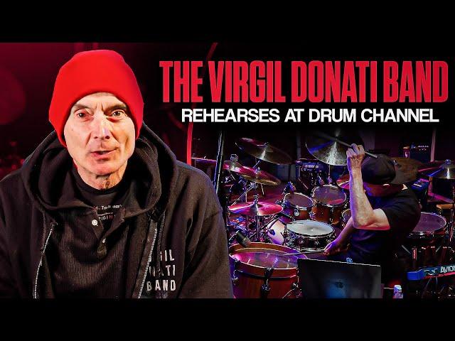 The Virgil Donati Band's 2024 Rehearsals at Drum Channel | Trailer & "If There Were None"