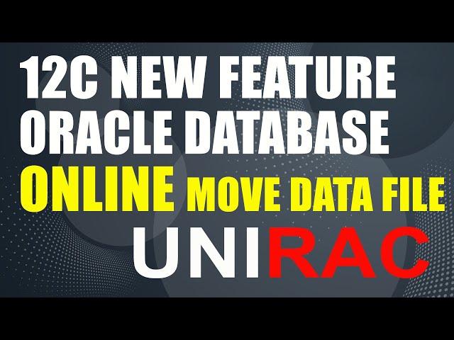 Moving datafile ||  How to Online Move Datafile || Oracle 12c new features || 12c New Features