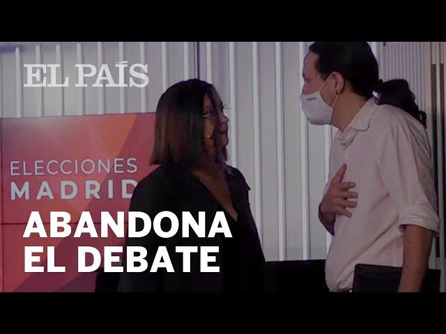 PABLO IGLESIAS abandona el debate de la Cadena Ser tras un enfrentamiento con MONASTERIO (VOX)