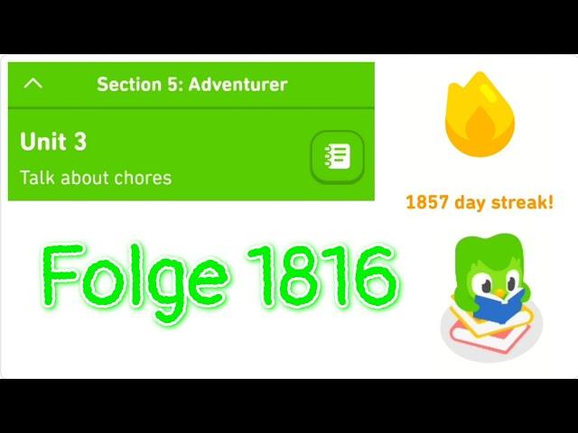 Let's Learn German With Duolingo | Episode 1816