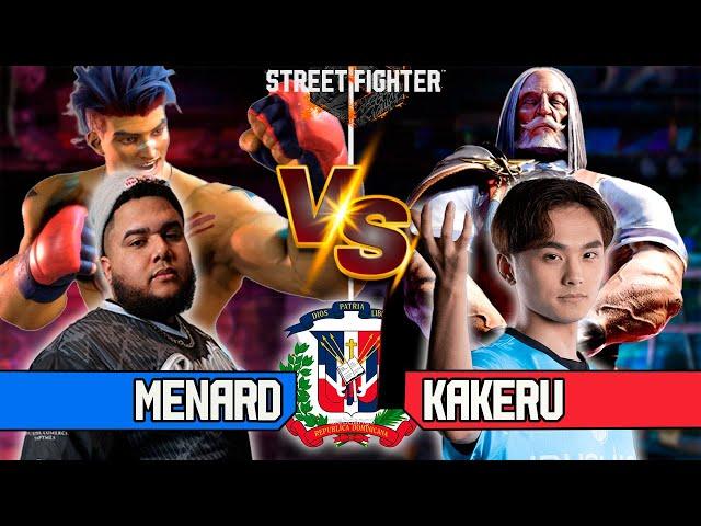 SF6 ▰MENARD (LUKE) VS KAKERU (JP) ▰ High Level Gameplay  streetfighter6