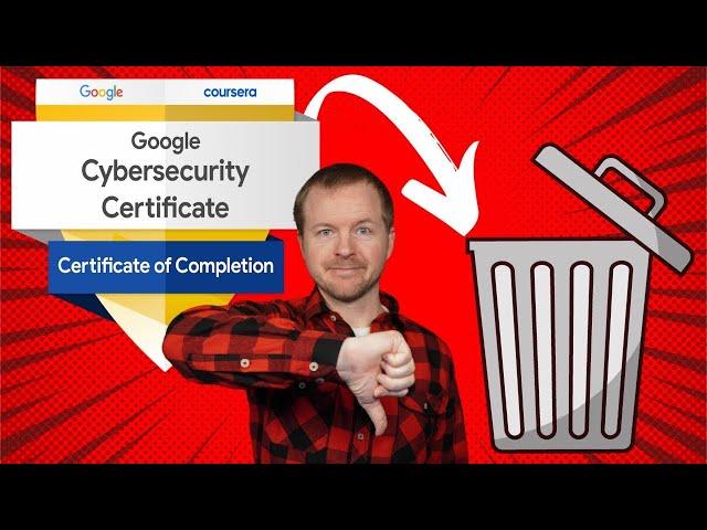 ONLY UNSPONSORED Review of the Google Cybersecurity Certificate From Coursera