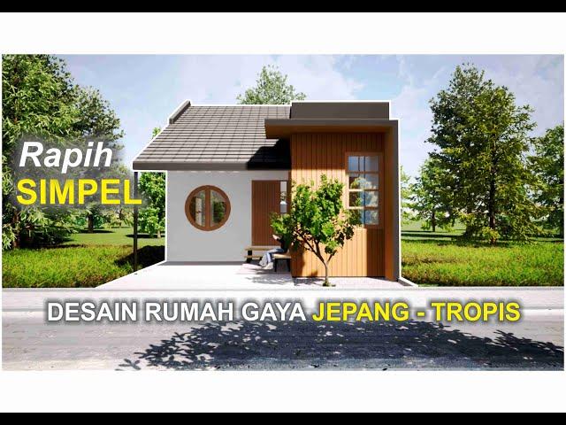 DESAIN RUMAH GAYA JEPANG, SIMPEL RAPIH