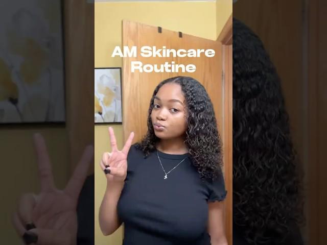 AM Skincare in 30 seconds 🫧 #morningskincare #amskincare #darkspots #skincareroutine #grwm