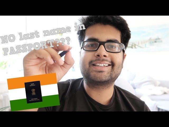 No last name in Passport: Things you should take care of!