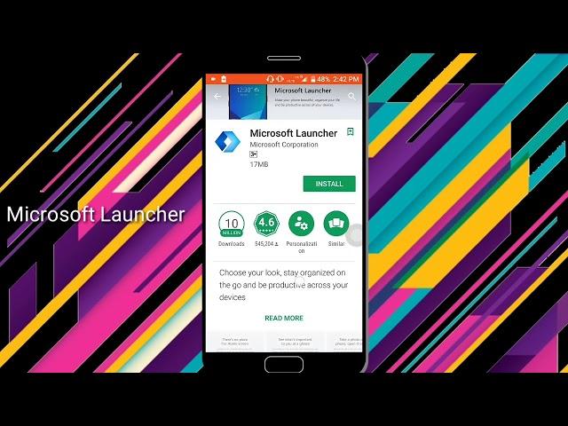 Beautiful theme & Powerful launcher | Microsoft Launcher | Easy access | Easy tech.