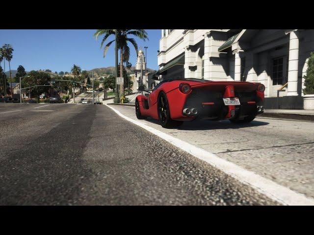 Ferrari LaFerrari 2015 - GTA V with NaturalVision & VisualV mod