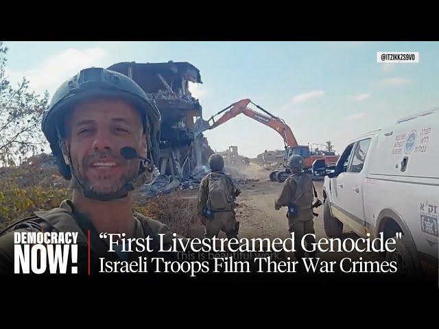 “The First Live-Streamed Genocide”: Al Jazeera Exposes War Crimes Israeli Troops Filmed Themselves