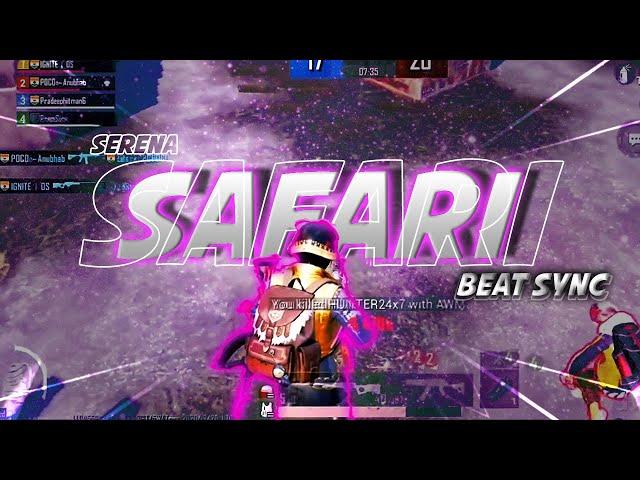 Serena Safari | Tdm Beat Sync Montage | Jarvisop