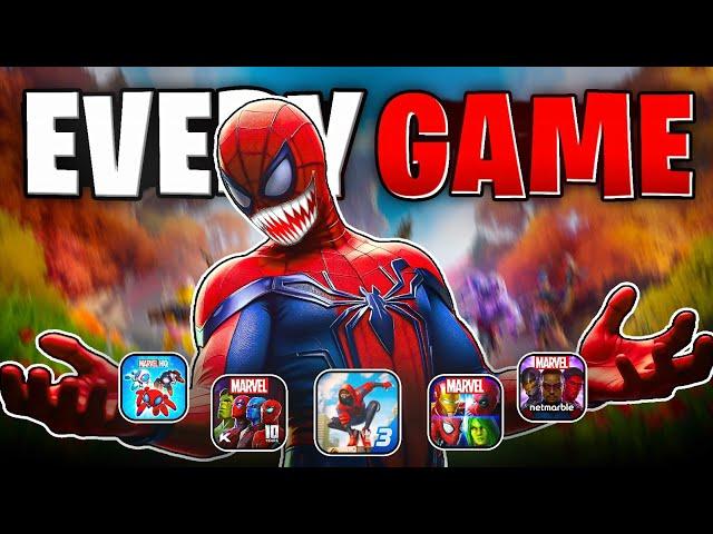 I PLAYED EVERY SPIDER-MAN GAME ON MOBILE