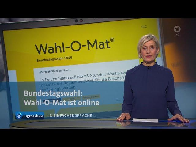 tagesschau in Einfacher Sprache 19:00 Uhr, 06.02.2025