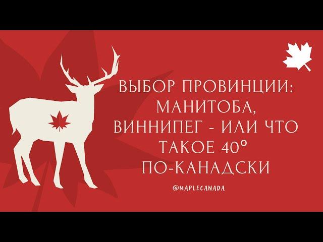 Выбор провинции: Манитоба, Виннипег - или что такое 40º по-канадски?