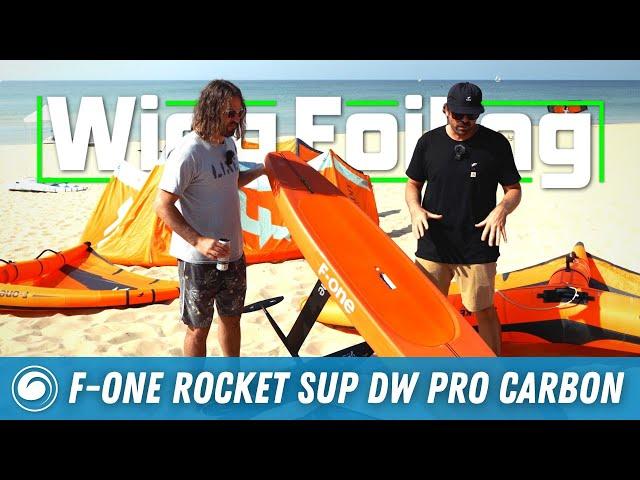 2024 F-One Rocket SUP Downwind Pro Meets the NEW Jam Series Pump Foil