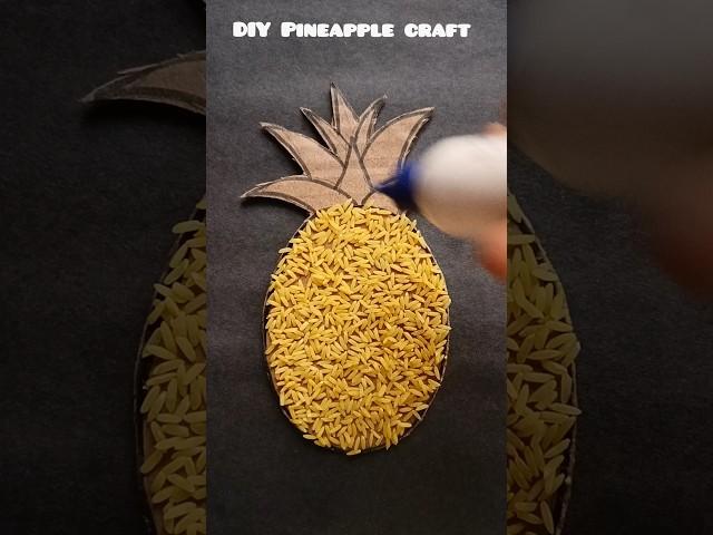 pineapple drawing | Diy pineapple #kids #craftideas  #craft #diy #shorts #viralshort #kids