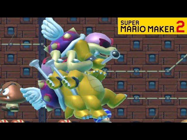 SUPER MARIO MAKER 2 - KOOPALINGS BOSS RUSH & AUTO LEVEL STAGES [Nintendo Switch]