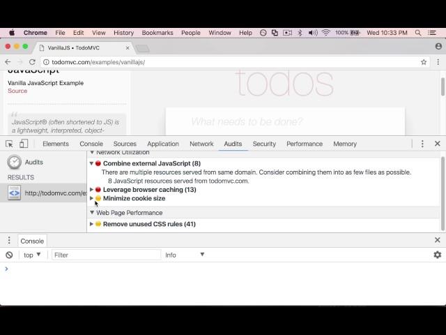 Chrome DevTools Tutorial 10: Audits to Improve Page Load Performance