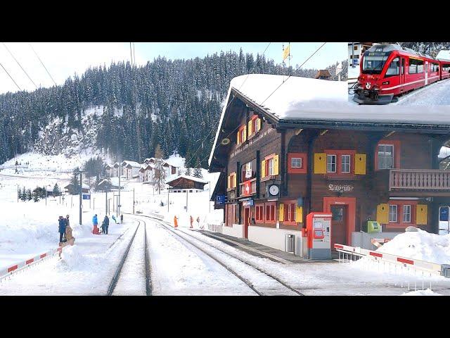  4K Chur - Arosa cab ride, Switzerland [02.2021]