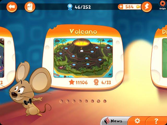 Let's play "Spy Mouse HD" - 7, walkthrough "Volcano", longplay.