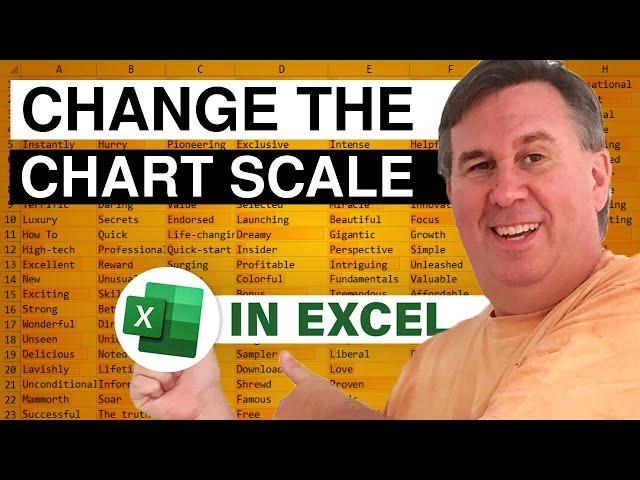 Excel - Change The Chart Scale: Episode 1407