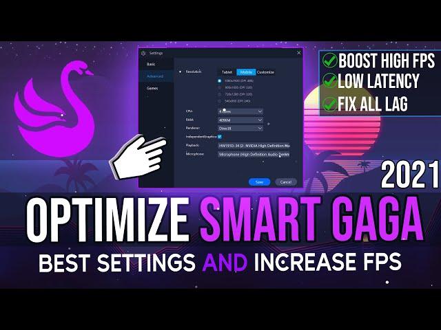 SmartGaga: Best Settings For Low-End PC ️ SmartGaga 1GB Ram Lag Fix And FPS Boost | 2022 update