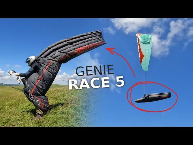 BEST Paragliding Competition Harness? - GIN GENIE RACE 5 with Phil Clark