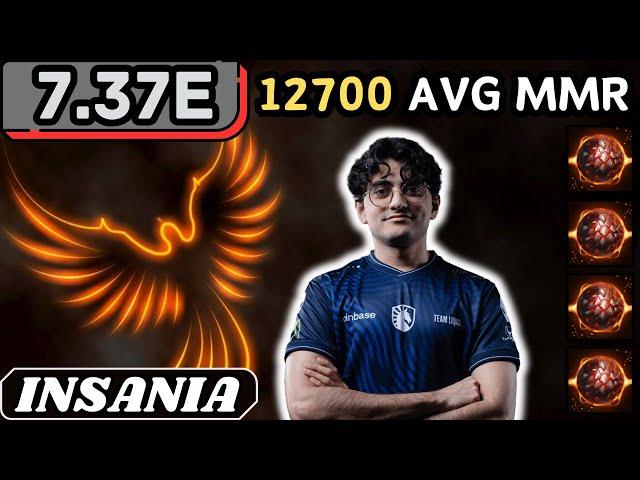 7.37e - Insania PHOENIX Hard Support Gameplay 23 ASSISTS - Dota 2 Full Match Gameplay