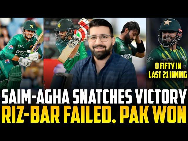 Salman Agha & Saim Ayub stars as PAK win a thriller in last over, seniors disappoint