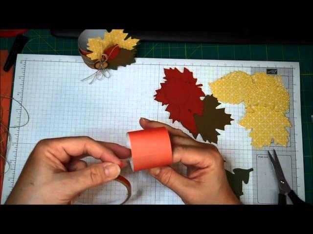 Stampin' Up!:  Autumn Accents Thanksgiving Napkin Rings